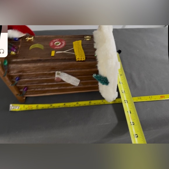 Gemmy Santa's Outhouse Christmas Animated Decoration - Picture 3 of 5